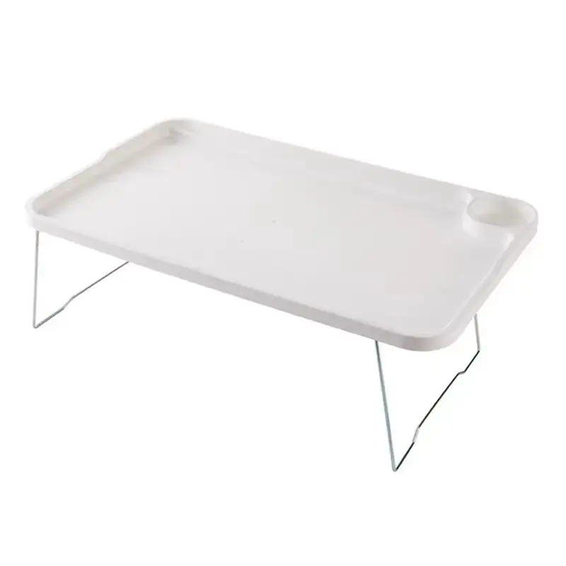 Laptop Bed Table Stable Bed Tray Desk Portable Folding Laptop Table With Cup Holder For Student Dormitory For Sofa