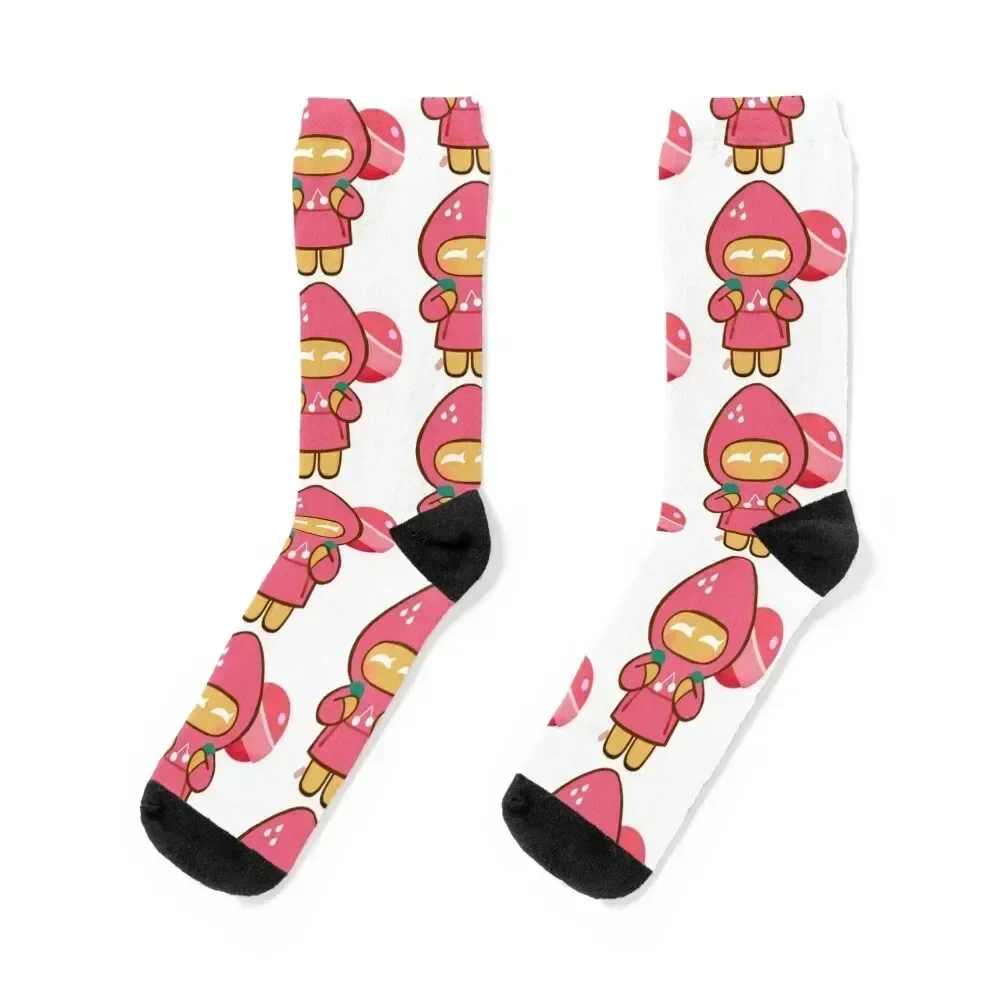 

Strawberry Cookie! Cookie Run Kingdom Socks christmass gift FASHION floral anti-slip Men's Socks Luxury Women's