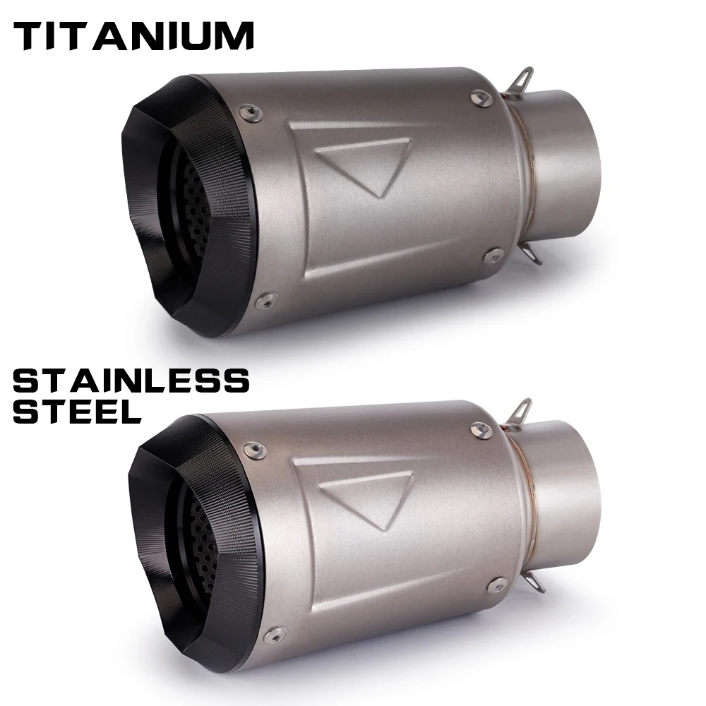 

Универсальный мотоциклетный выхлопной хвостовой глушитель из титанового сплава для z1000 cbr600rr tnt600 zx25r duke250 rc390 nvx