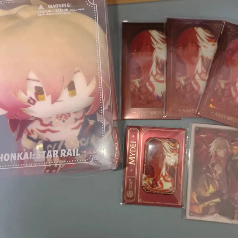 Oryginalna gra Mihoyo Honkai Star Rail, seria Q-Version, Jing Yuan Fu Xuan Mydei Aventurine, anime cosplay, pluszowa lalka, zabawka, maskotka, prezent.