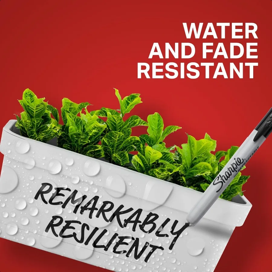 Выдвижные перманентные маркеры, набор маркеров с тонким наконечником, канцелярские товары, принадлежности для учителей, черный, 12 шт.