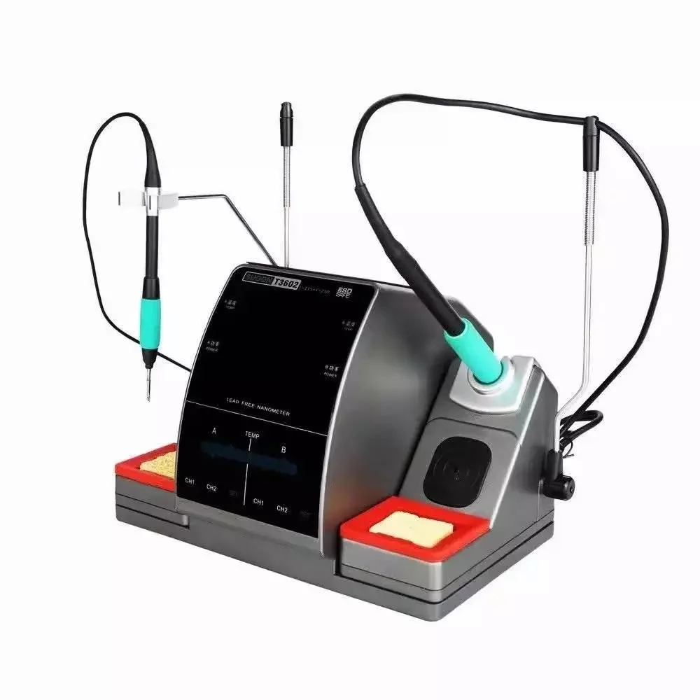 T3602  2 in 1 Soldering station with 2 soldering tips for Mobile Phone Repair Coming Soon  welding machine