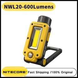 NITECORE-Projecteur NWL20, 600Lumens, Batterie 21700