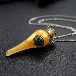 1PC Felix Felicis Magical Potion Pendant Necklaces Liquid Luck Bottle Wishing Drifting Bottle