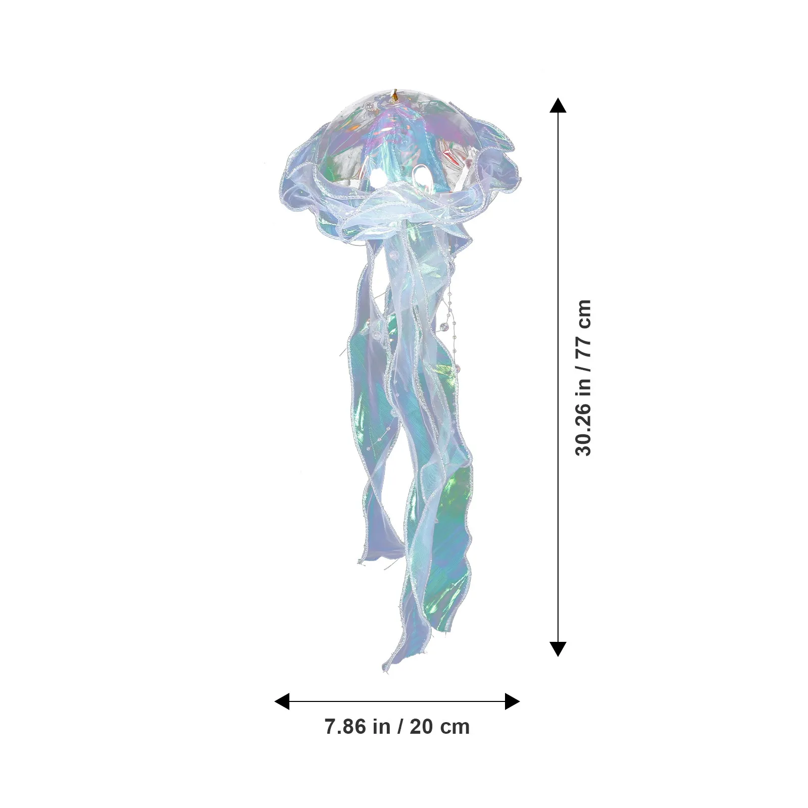 3Pcs Jellyfish Lantern Light Decorative Portable Hanging Night Light Bedroom Lamp Jellyfish Shape Lantern Room Decorations