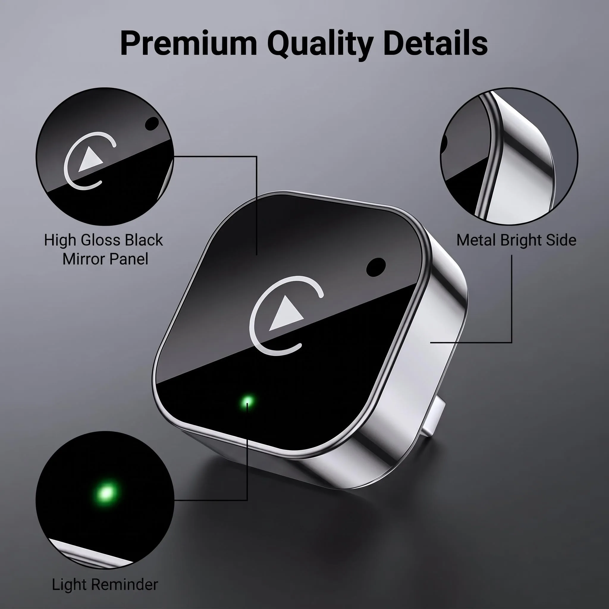Bluetooth 5.3 Wireless CarPlay Adapter 8-Core Wired to Wireless CarPlay Dongle Android Auto Plug and Play Auto Connection Car Na