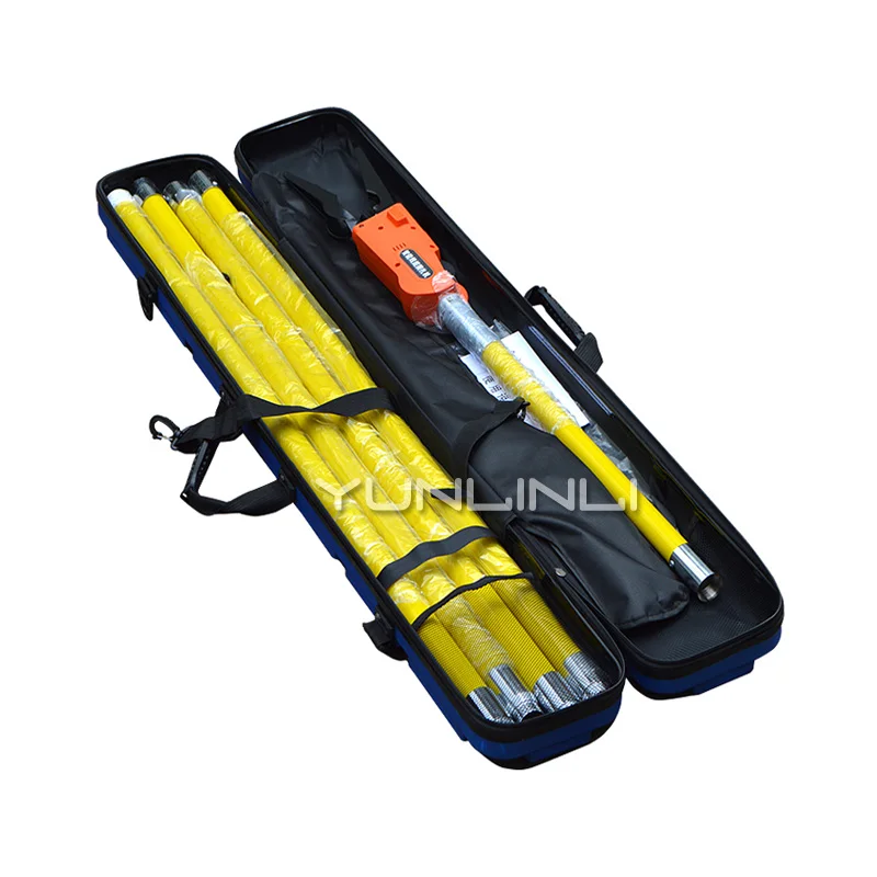 Máquina de fijación de cables de fibra óptica completamente automática, máquina flejadora, línea colgante, línea de encuadernación portátil de gran altitud, LYL-03
