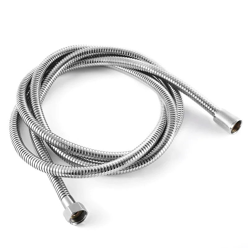 2m/2.5m/3m Black Silver 304 Stainless Steel Shower Hose High Quality Encryption Hose G1/2 Shower Tube Bathroom Accessories