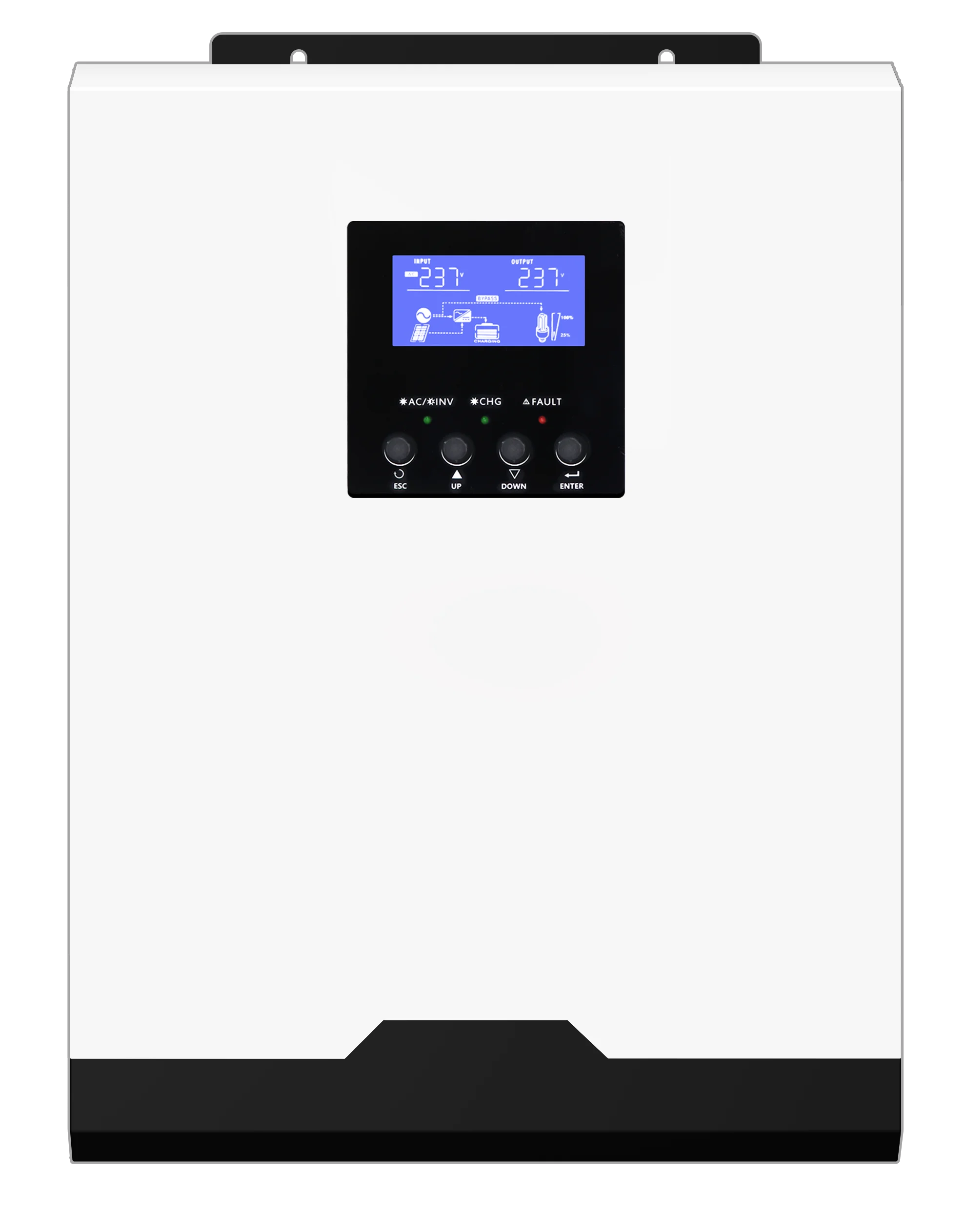 Solar Power  Hybrid Solar Inverter 1.2kw 5kw 24v 48v 220v Solar Inverter Built-in 120a Mppt