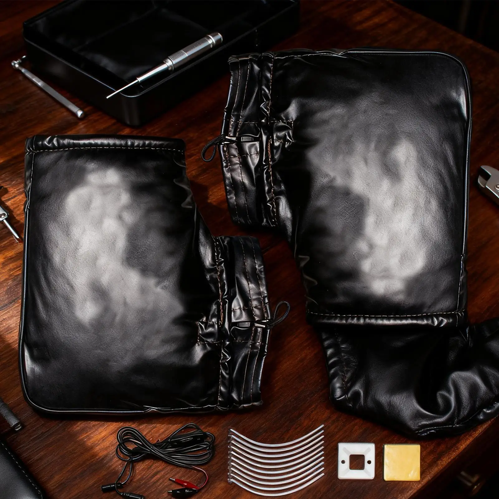 

Мотоциклетные перчатки с ручкой 12 В, ветрозащитные перчатки, водонепроницаемые мотоциклетные перчатки на руль для зимнего скутера, квадроцикла, велосипеда, поездок на работу