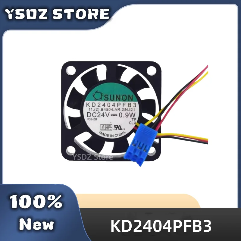 KD2404PFB3 2/3-wire DC24V 0.9W 40*40*10MM For SUNON New Original Cooling fan Fast Shipping