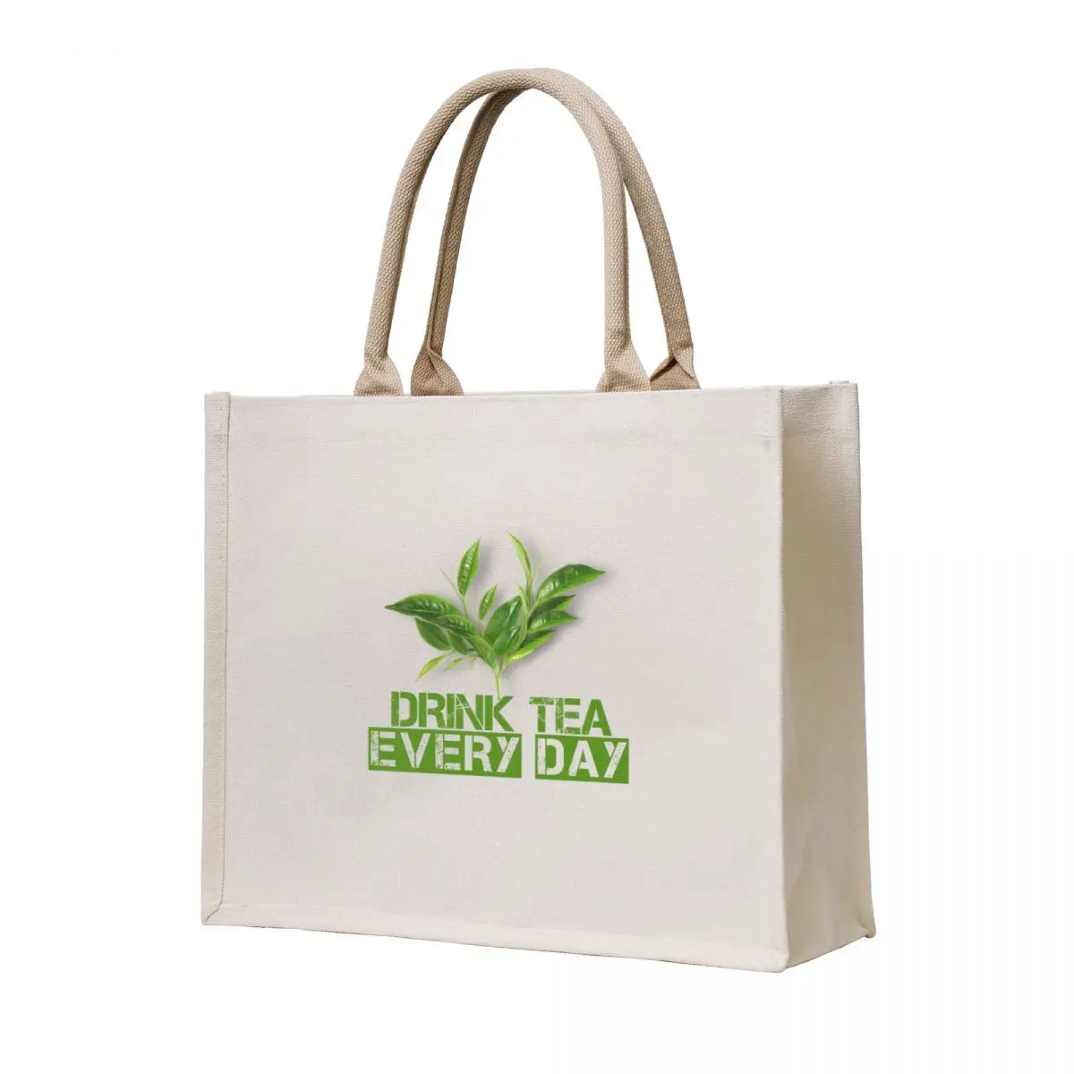 

Drink Tea Every Day Tote Bag tote bag men shopping bag Portable shopping