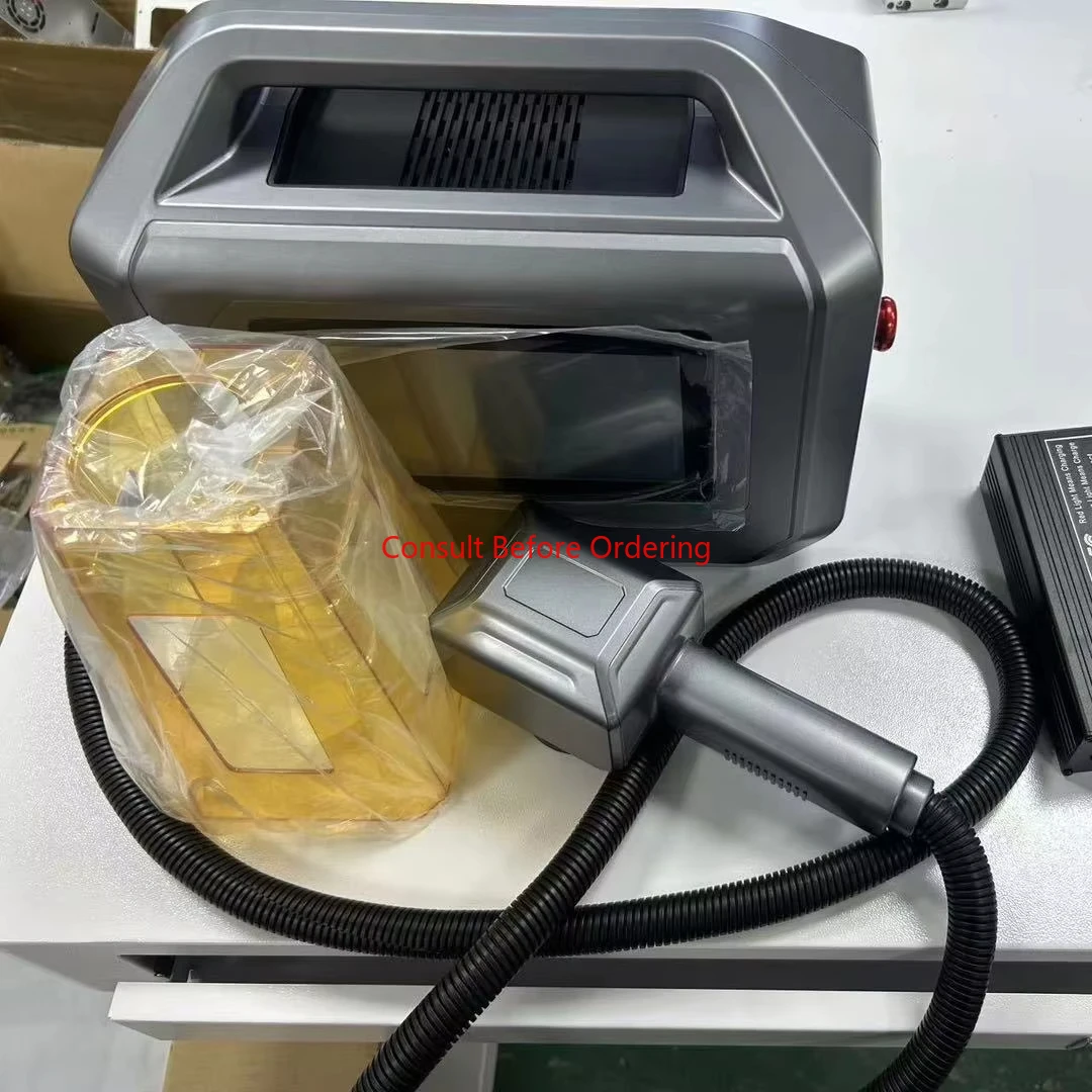 Portable 20W/30W/50W Handheld Marking Machine Rechargeable Wireless Design For Metal Plastic Leather Security Protection