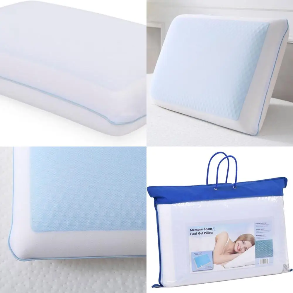 

Эргономичная охлаждающая подушка для горячих снастей — пена с эффектом памяти, стандартный размер, двусторонняя конструкция, поддержка позвоночника, снятие давления