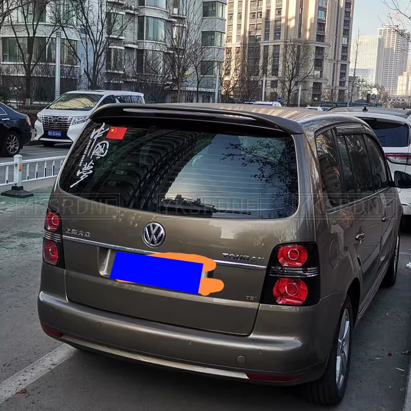 Dla spojlera Touran 2009-2014 Volkswagen Touran Spoiler wysokiej jakości materiał z tworzywa sztucznego ABS tylny spojler samochodu tylny Spoiler