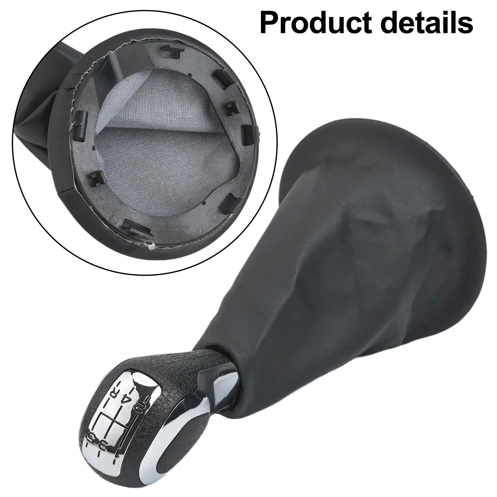 Interior Upgrade Automotive Accessory Elegant Black And Chrome Scheme Reliable Choice For Vehicles As Shown In The Figure