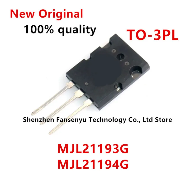 5pcs/lot ( 5pcs MJL21193 + 5pcs MJL21194 ) TO-3PL MJL21193G MJL21194G TO-264 Chipset