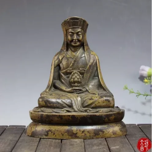 

China Tibetan Buddhist Lama Master Buddha Home Decorations Statue