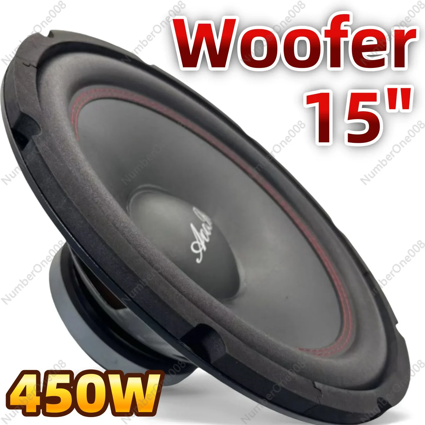 15-Inch subwoofer, car gun 170 magnetic 50 core, subwoofer