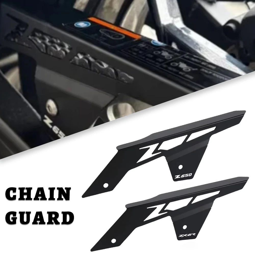 

For Kawasaki Z650RS Ninja650 Z650 ZX-6R Wheel Slide Sprocket Chain Guard Protector Ninja 650 KLX140R Accessories 2022-2024 2025