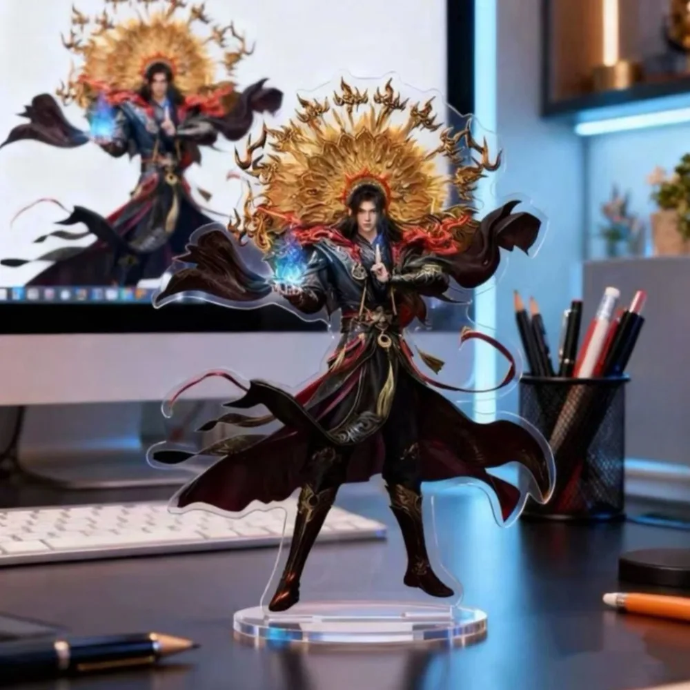 Dou Po Cang Qiong Anime Acrylic Standee Character Xiao Yan Mei Dusha Standee Plaque Keychain Exquisite Desktop Ornament for Fans