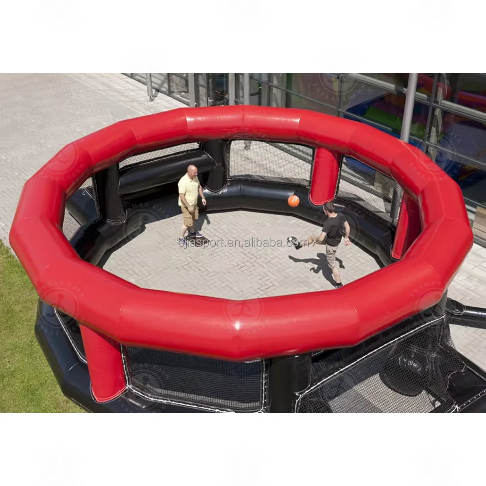 Jaula de fútbol inflable portátil para juegos deportivos de niños y adultos, diversión de fútbol en el patio trasero