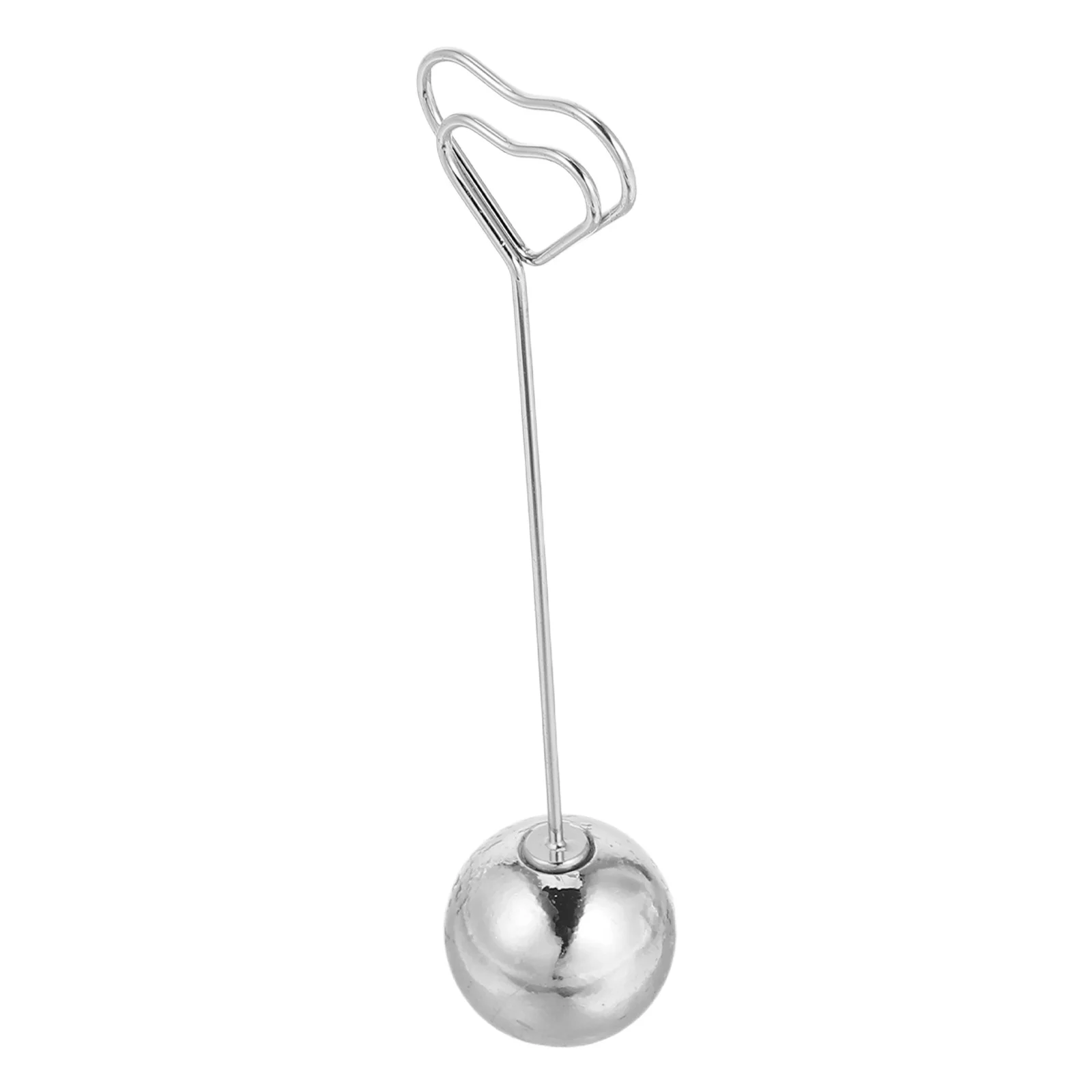 Clip de foto con Base de Metal, soporte para notas de escritorio, tarjetero creativo desmontable, número de mesa de boda, notas de oficina, Clip de corazón