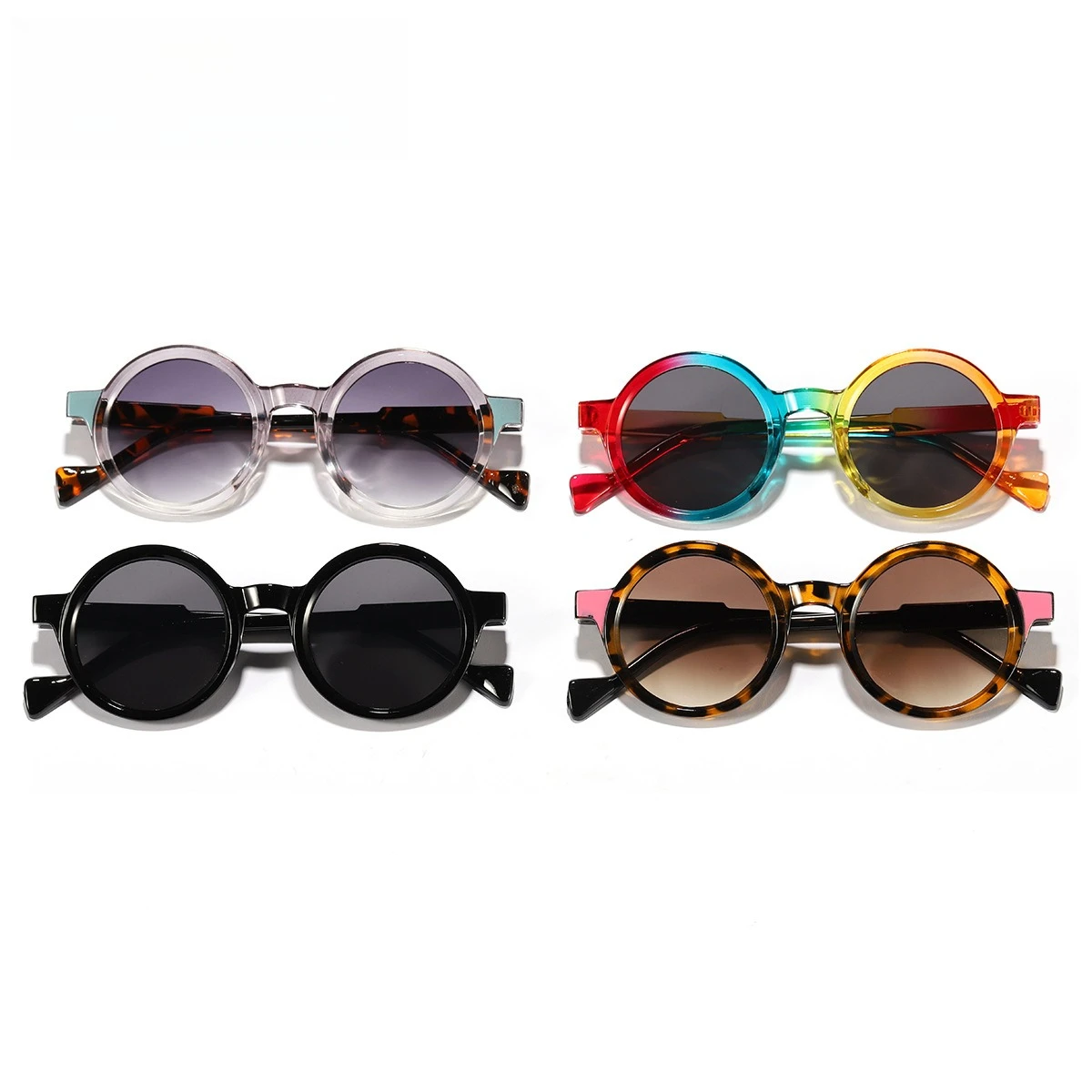 

Новые модные солнцезащитные очки 2026 года в ретро-стиле с круглой оправой для женщин – незаменимый аксессуар для улицы