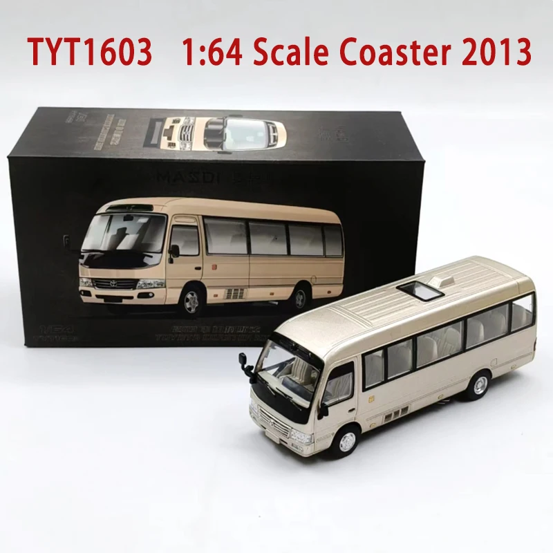 

MASSDI Diecast 1:64 Scale Coaster 2013 Alloy Simulation Car Model Static Collection Decoration Boy Holiday Gift Display