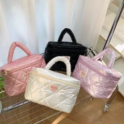 Grandi borse per il trucco Capcity per le donne cosmetici quotidiani Organzier borsa da toilette da viaggio in stile semplice sac a main