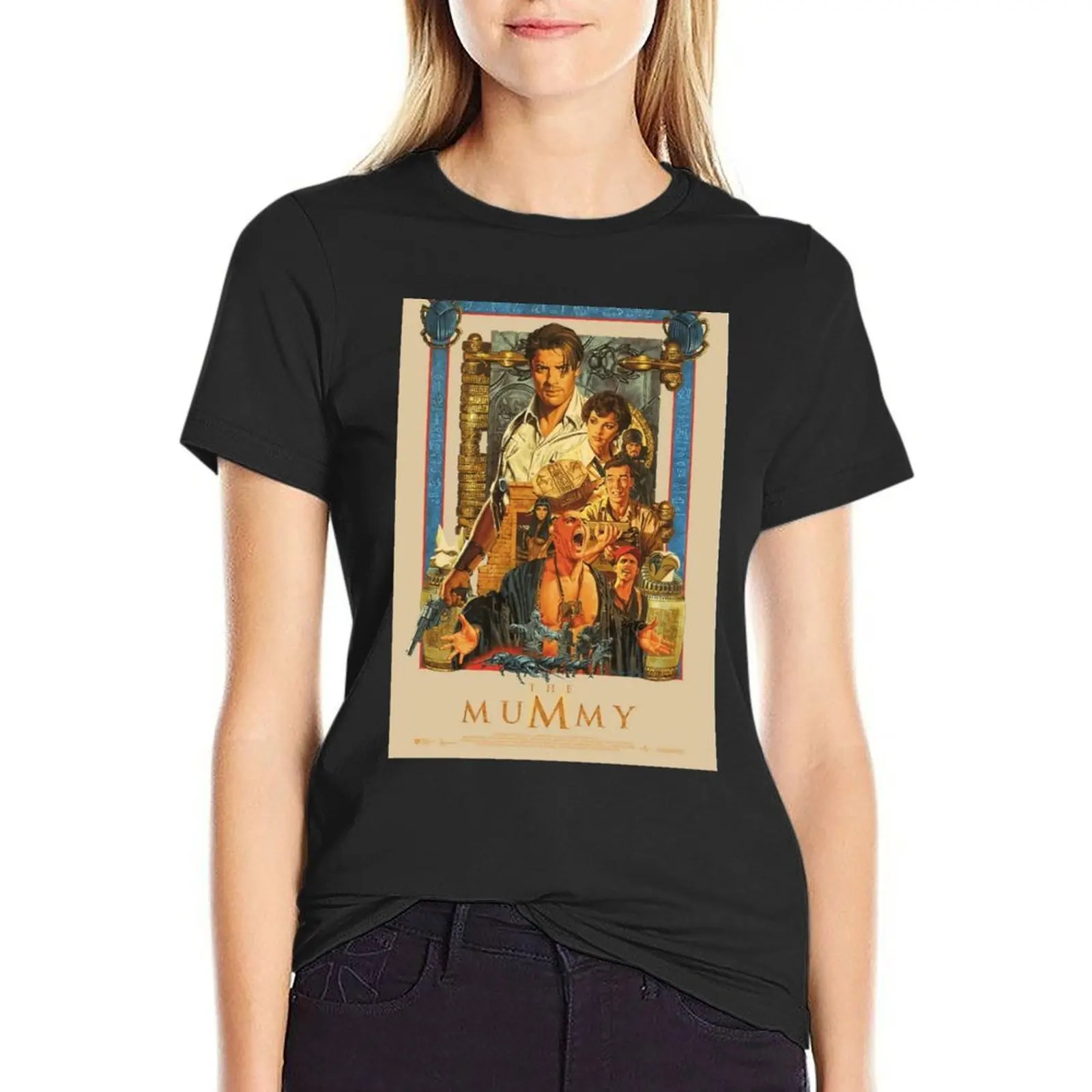 The Mummy T-Shirt quick drying vintage clothes tees T-shirt Women