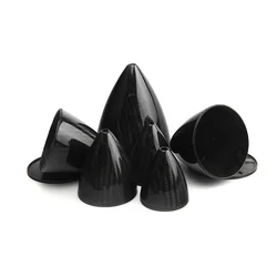 1Pc Carbon Fiber Spinner Cone  Without Blade Cuts  1.75'' 2'' 2.5'' 3'' 3.5'' 4'' 4.5'' 5'' 6'' inch  For RC Gas Airplane