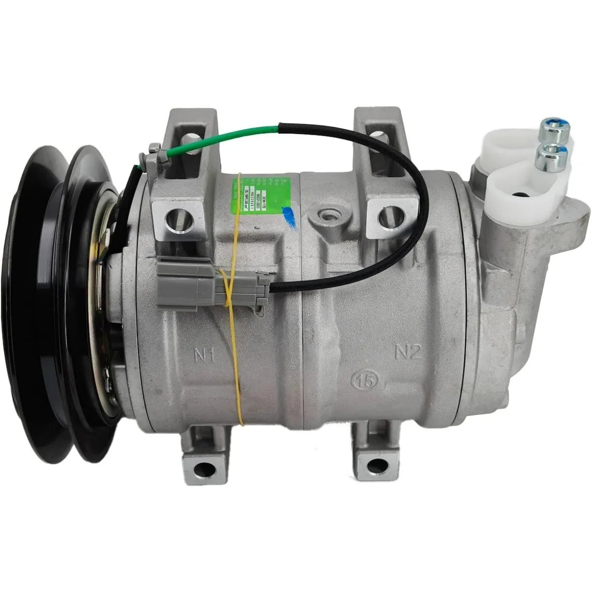 

24V A/C Compressor 4719131 4621589 Compatible for Hitachi ZX140W-3 ZX145W-3 ZX250W-3 for JD 120D 135D 160DLC 200DLC 240DLC