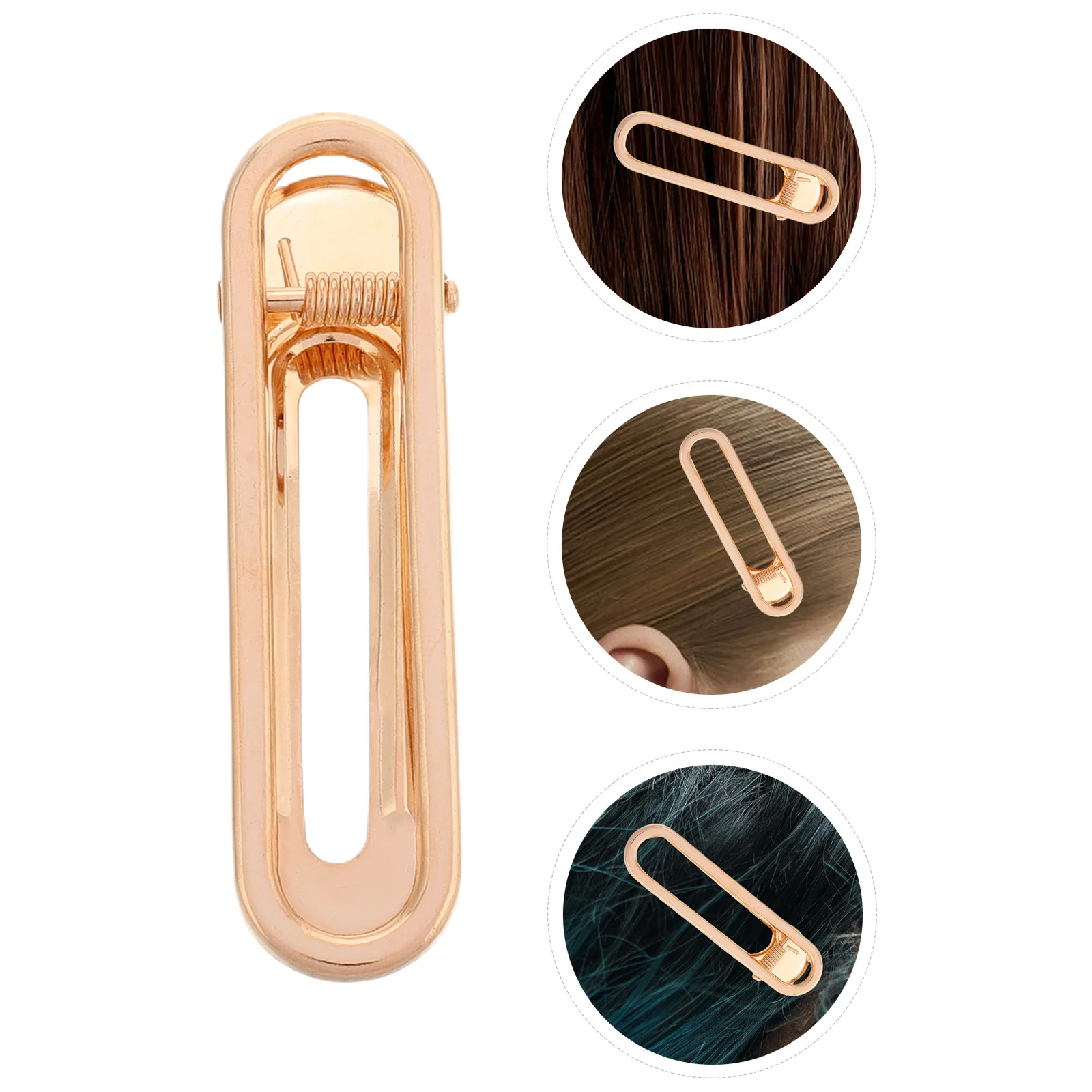 

50 шт. Золотистые полые зажимы-крокодилы для волос, железные зажимы для бантов, укладки, салонов, рукоделия, проектов DIY, заколки для волос