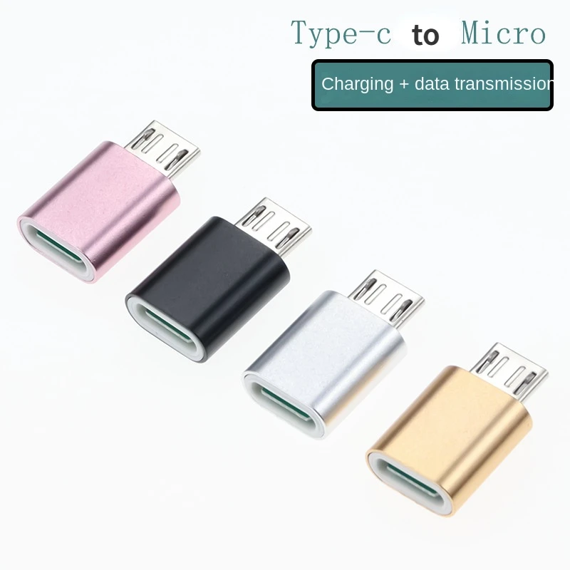 USB Type C Female To Micro USB Male Adapter Connector Type-C Micro USB Charger Adapter V8 Charging Data Transmission Converters