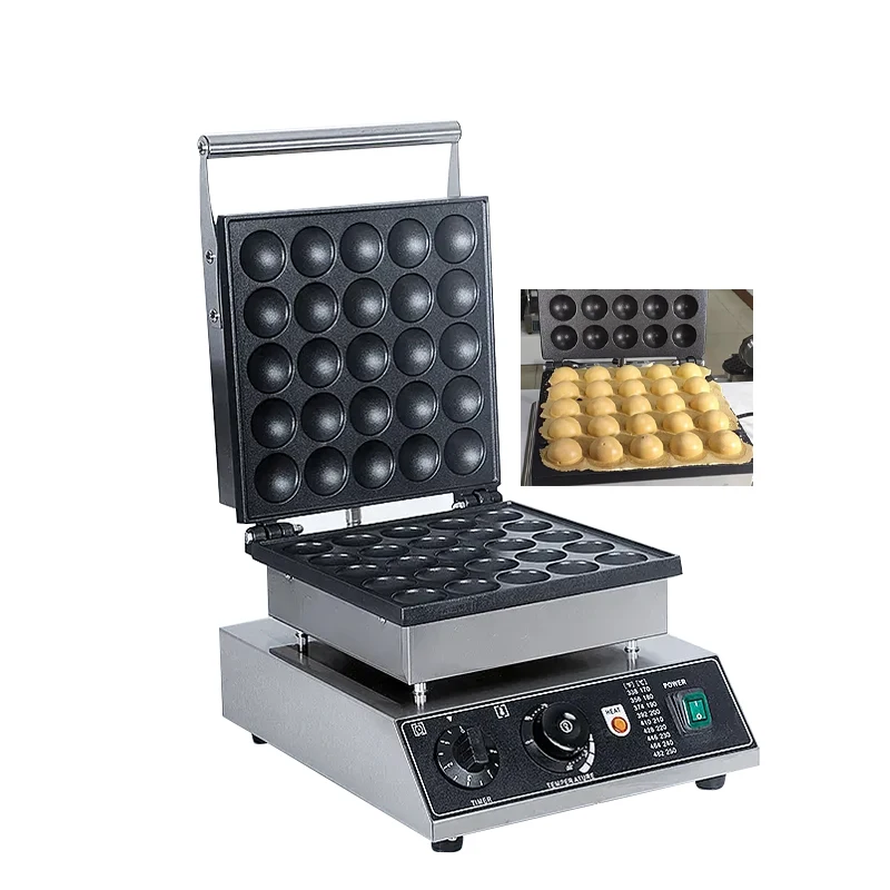 

New waffle maker, commercial muffin ball round pancake maker for bakeries and coffee shops