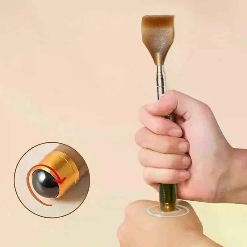 /JCS/1 Pcs Extendable Magnetic Ball Hackle Back Scratcher With Magnet Telescopic Backscratcher Massager Back Scraper