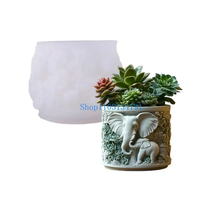 98 كيلومتر فني الفيل السيليكون القوالب لوازم صياغة لمجوهرات شمعة الغراس #1