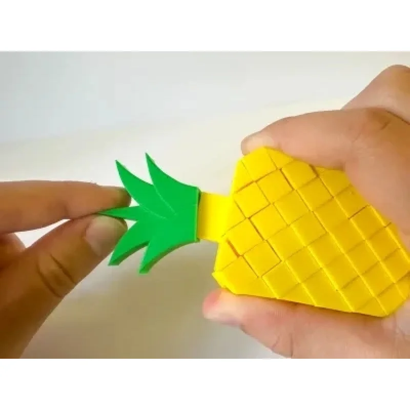 لعبة تخفيف التوتر على شكل أناناس بكسل مطبوعة 3DP