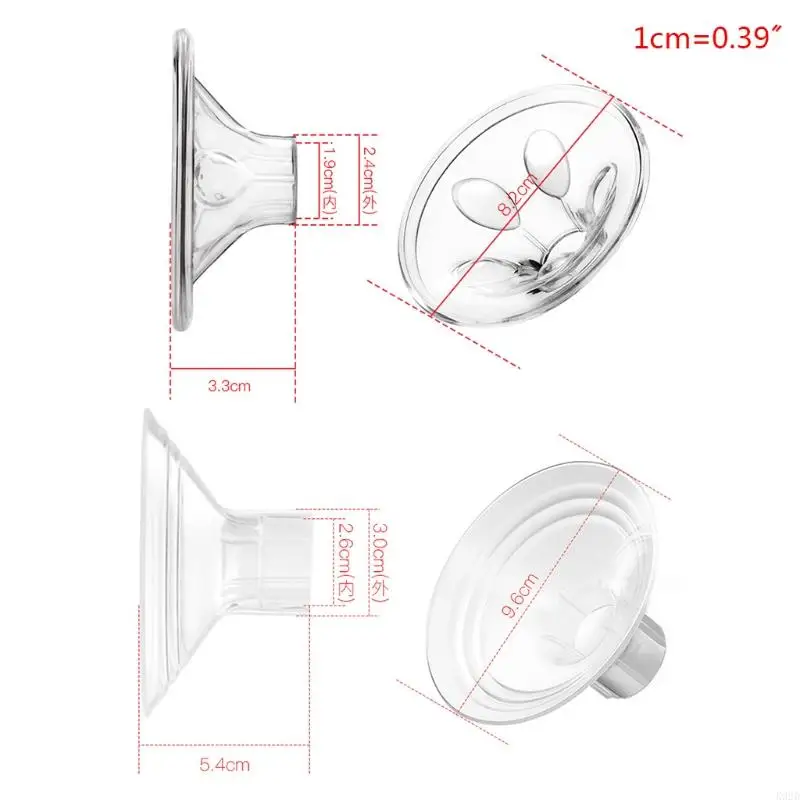 K92D وسادة تدليك لتغذية الطفل، ملحقات مضخة الثدي الكهربائية، وسادة بتلات من السيليكون #6