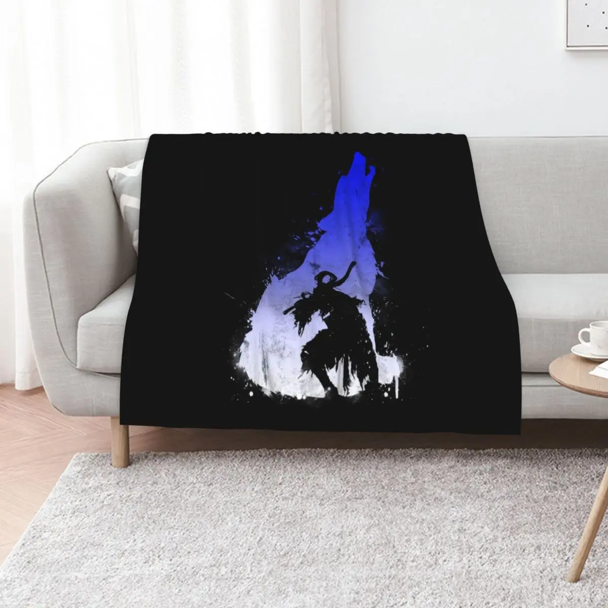 The Walker of Abyss (Version Blue/White) Throw Blanket for winter Blankets For Baby Fashion Sofas Beach bed plaid Cute Blankets
