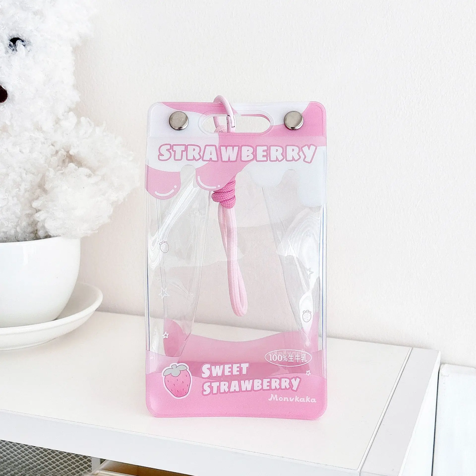 Large Three-dimensional Beverage Box Doll Bag Slip Doll Bag Vinyl Storage Bag Decorative Bag Carrying Bag Suitable for Labubu