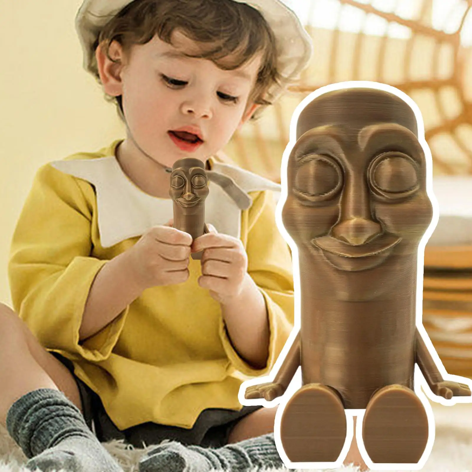 Jouets Fidget imprimés en 3D, Figurine d'ornement à collectionner, articulée, Flexible, soulagement de tous âges, jouets sensoriels Anti-anxiété pour enfants