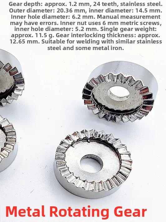 Stainless Steel Gear Nuts Universal Steering Disk Grinding Plate Rotating Fishing Chair Cannon Tower Fishing Box Fish Guard F...