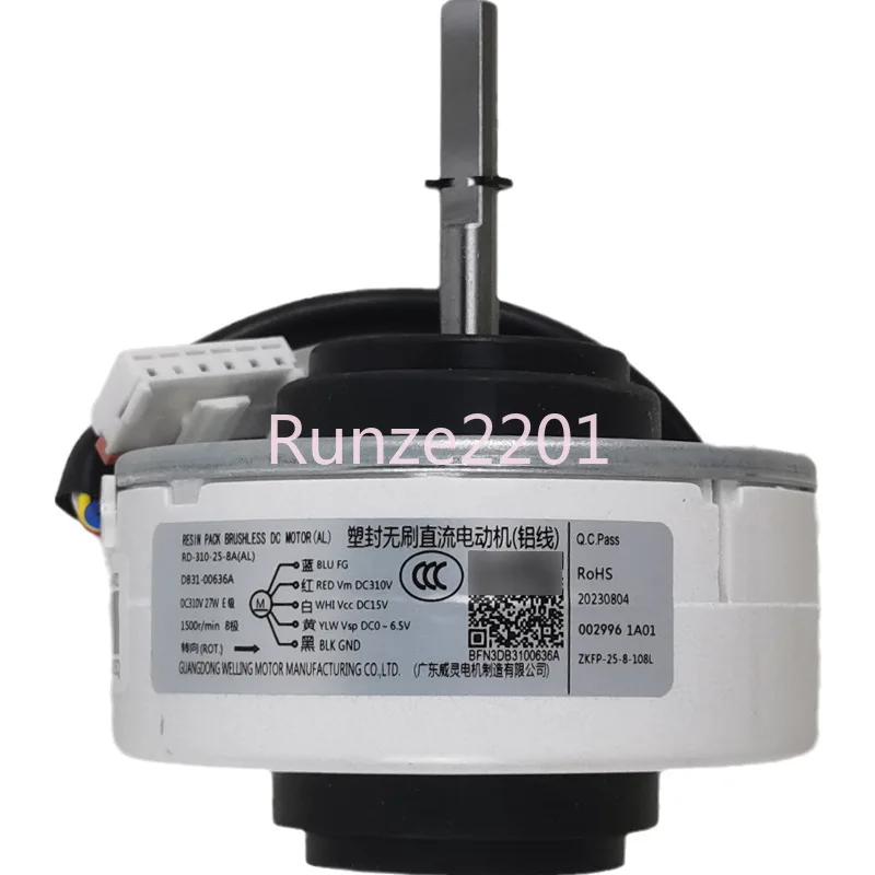 RD-310-25-8A(AL) Applicable Air Conditioner Indoor Motor DB31-00636A Plastic Sealing Motor 310V