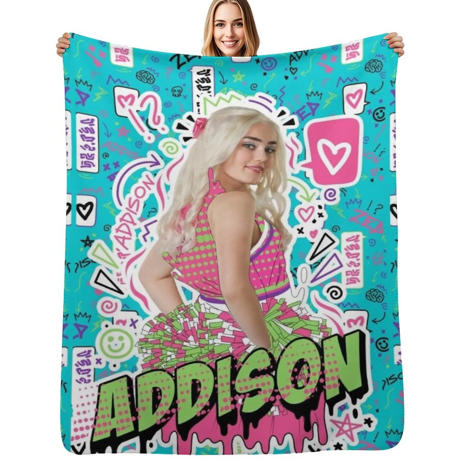 

zombies 3 1 backpack bag Throw Blanket Soft Warm Blanket Gift for Men Women Adults