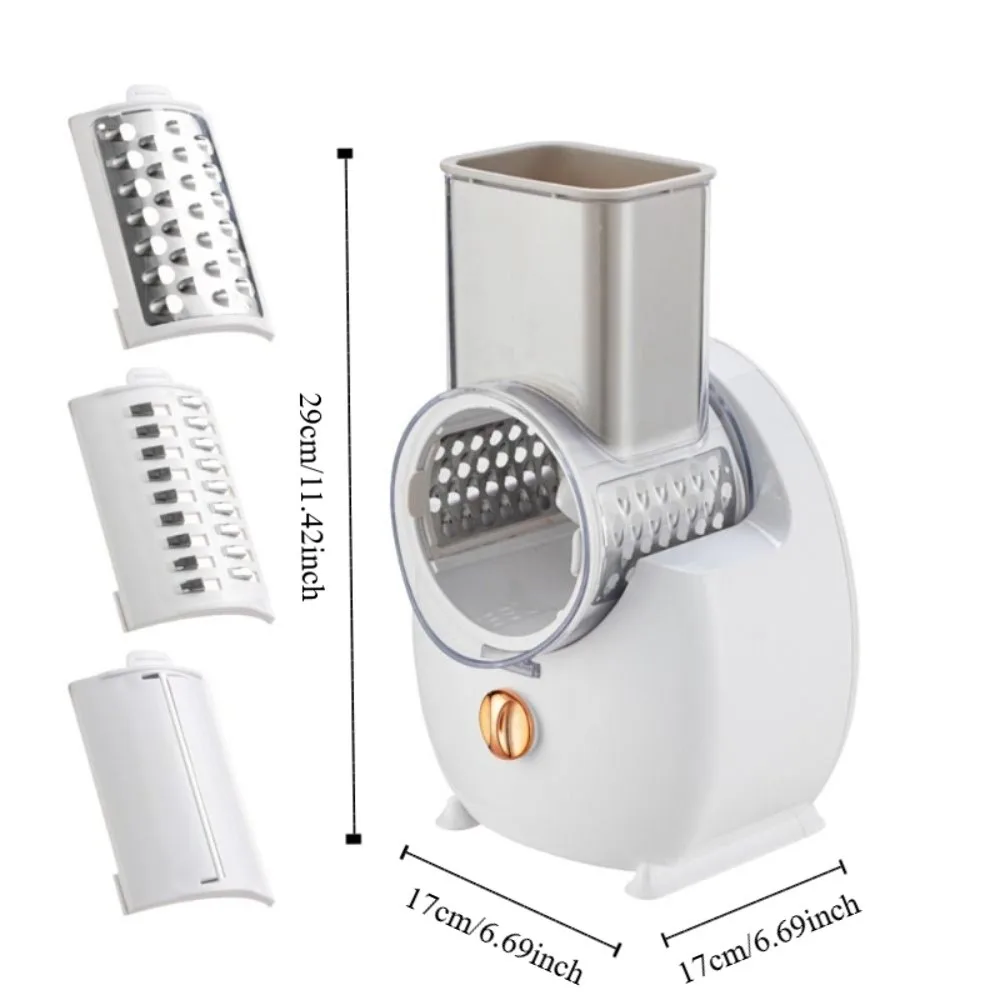 Automatic Electric Rotary Vegetable Shredder Efficient Effort-saving Cheese Grater Cordless Vegetable Slicer Restaurant