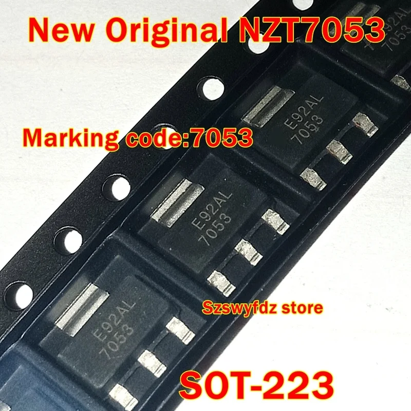 

1pcs to 1000pcs New Original NZT7053 SOT-223 Marking code:7053 NPN Darlington Transistor