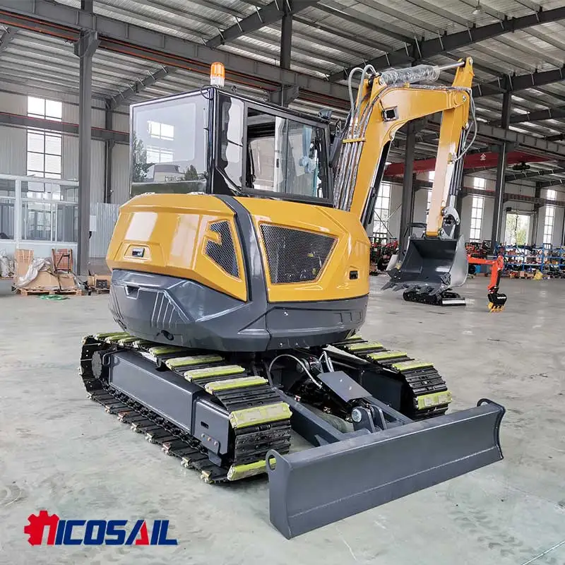 

Mini Excavator with Energy-Saving Hydraulic Pump - Low Fuel Consumption for Landscaping and farm work
