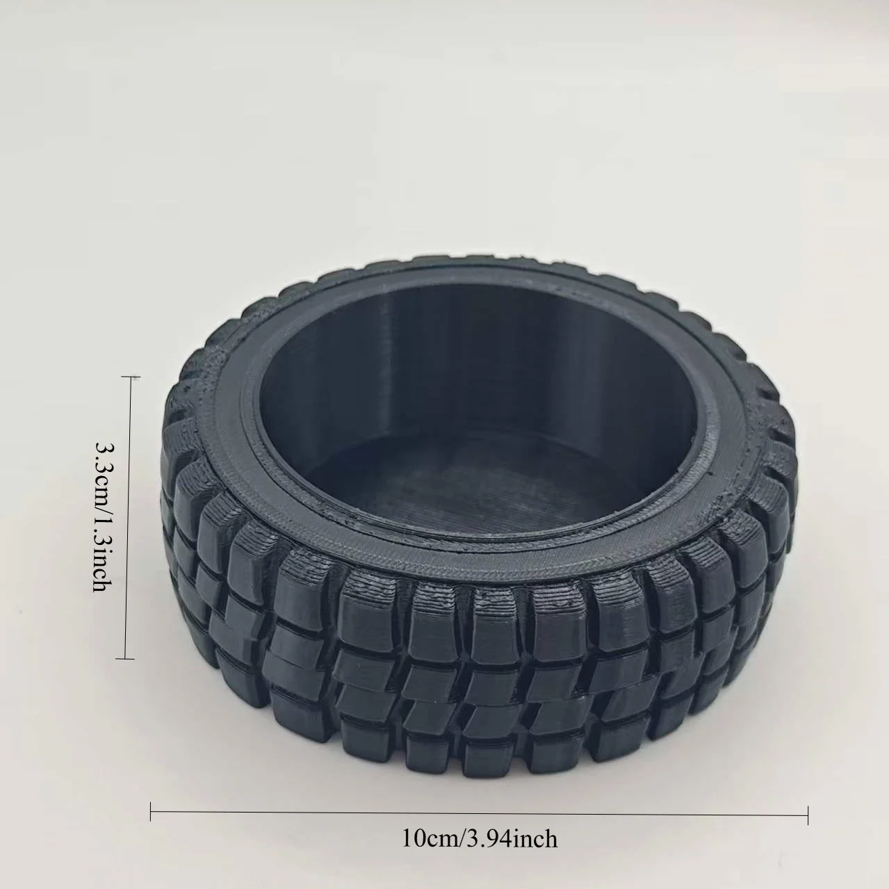 3D Printed Miniature Tire Storage Tray Miscellaneous Tray Decoration Storage Box Workbench Storage Suitable for Home Decoration